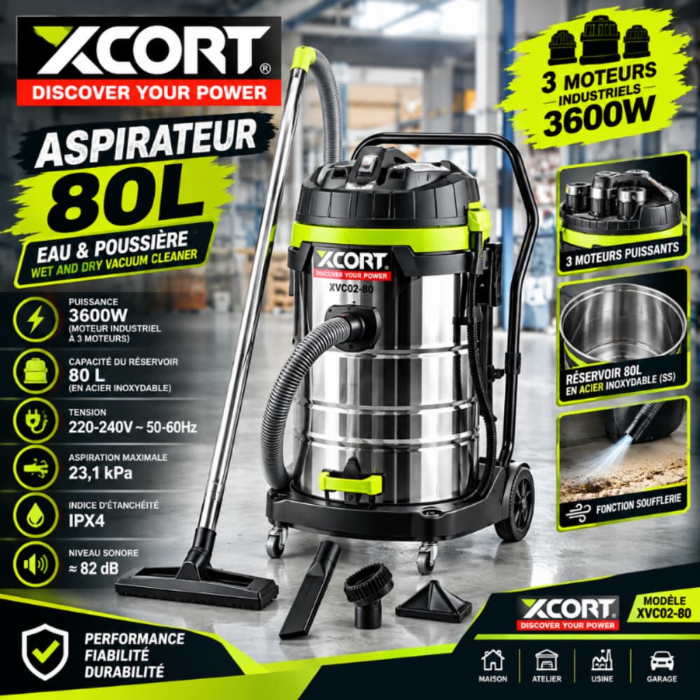 ASPIRATEUR 80L XCORTE