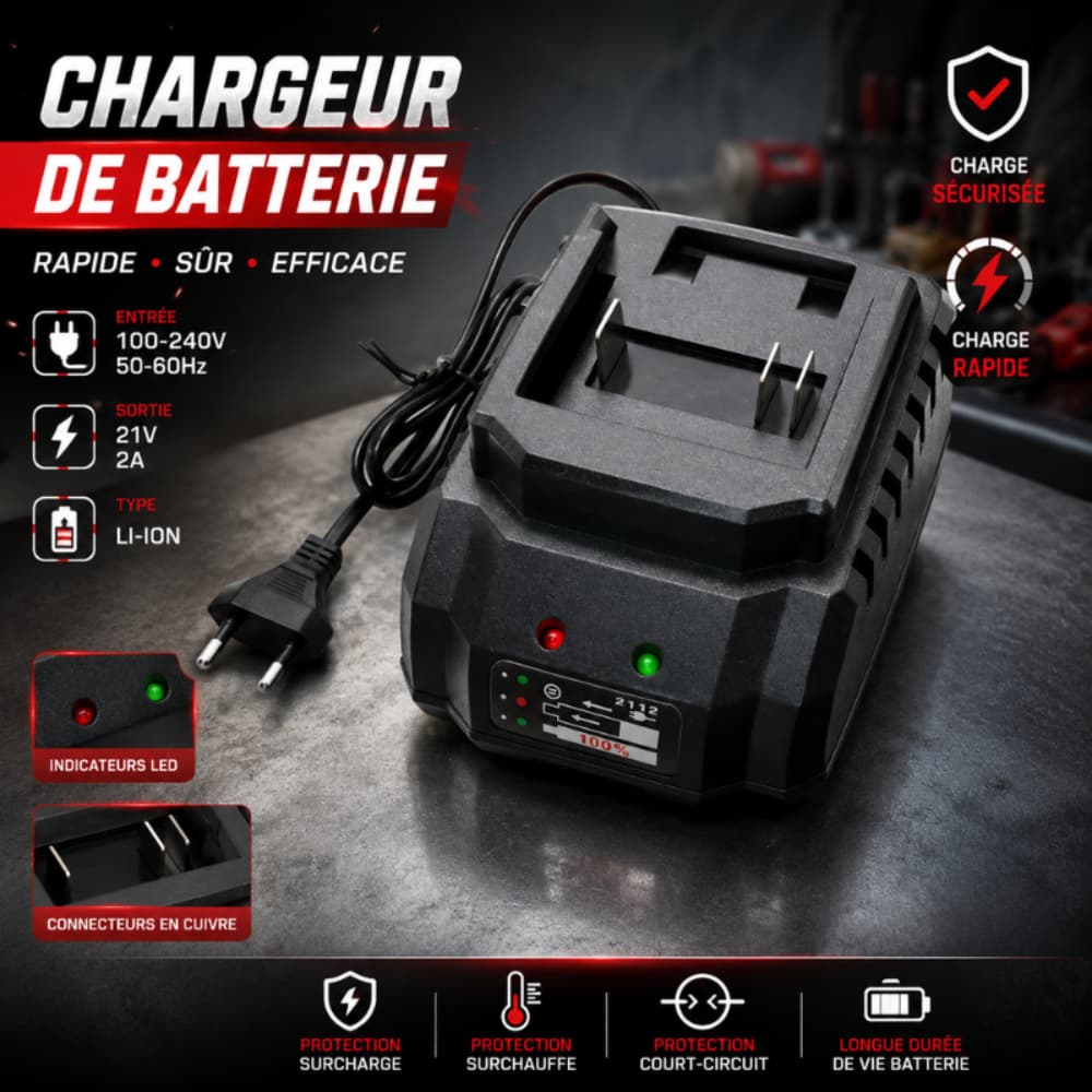 CHARGEUR DE BATTERIE